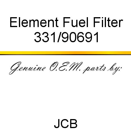 Element, Fuel Filter 331/90691
