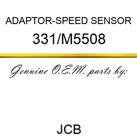 ADAPTOR-SPEED SENSOR 331/M5508