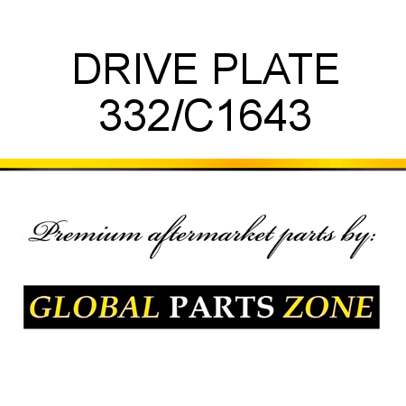 DRIVE PLATE 332/C1643