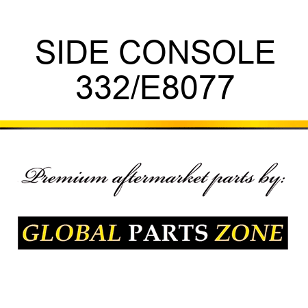 SIDE CONSOLE 332/E8077