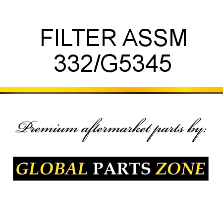 FILTER ASSM 332/G5345