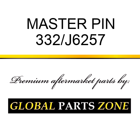 MASTER PIN 332/J6257
