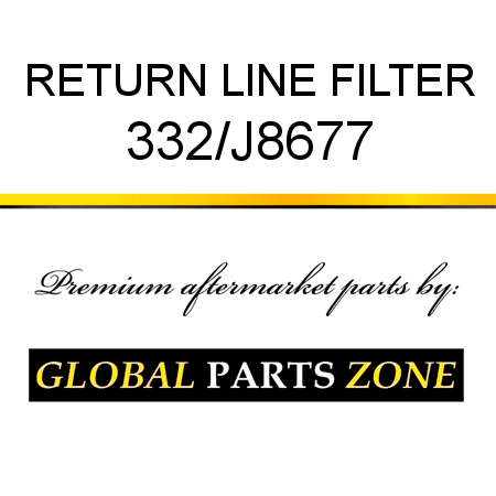 RETURN LINE FILTER 332/J8677