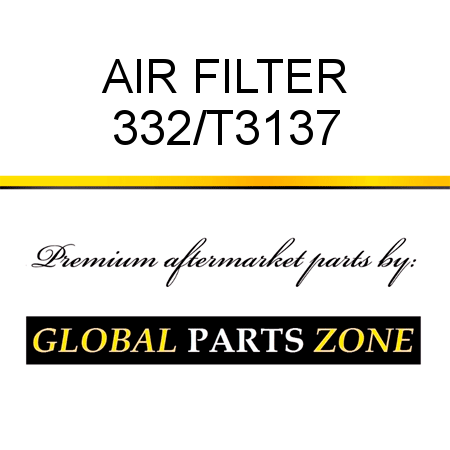 AIR FILTER 332/T3137