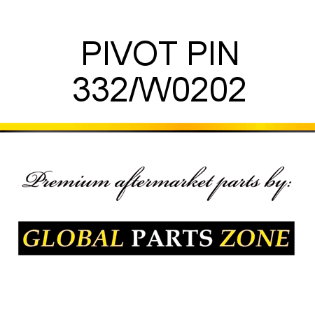 PIVOT PIN 332/W0202