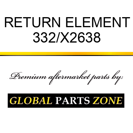 RETURN ELEMENT 332/X2638