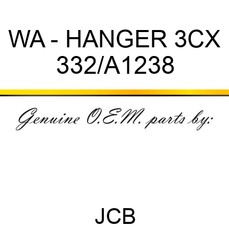WA - HANGER 3CX 332/A1238