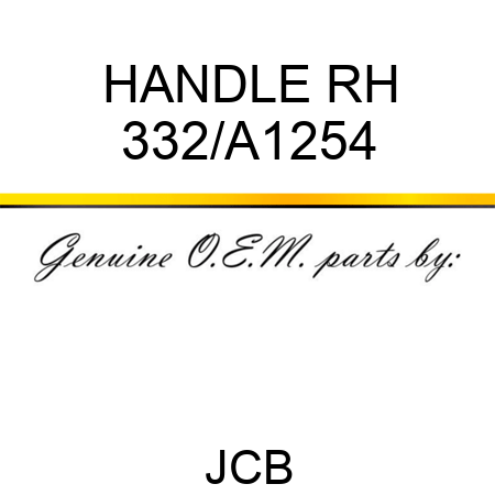 HANDLE RH 332/A1254