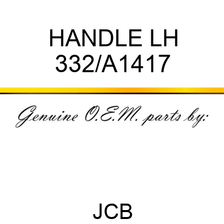 HANDLE LH 332/A1417