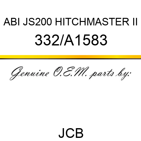 ABI JS200 HITCHMASTER II 332/A1583