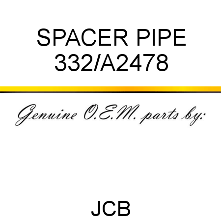 SPACER PIPE 332/A2478