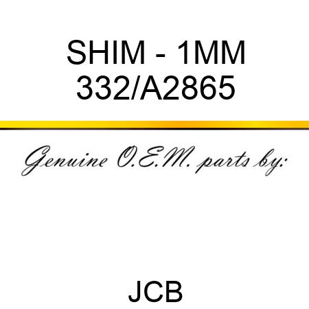 SHIM - 1MM 332/A2865