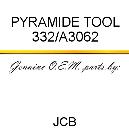 PYRAMIDE TOOL 332/A3062