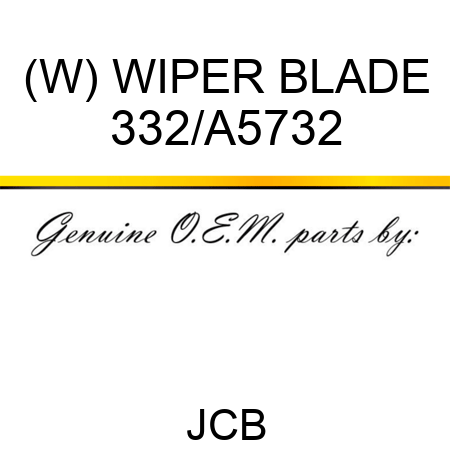 (W) WIPER BLADE 332/A5732