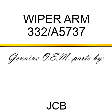 WIPER ARM 332/A5737