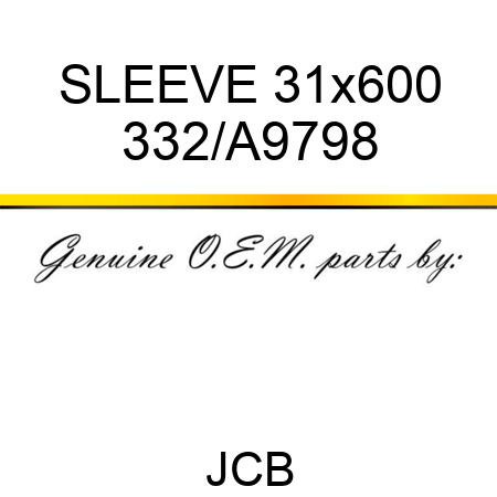 SLEEVE 31x600 332/A9798