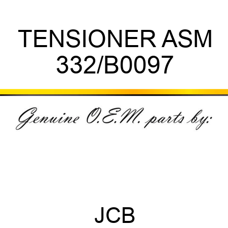 TENSIONER ASM 332/B0097
