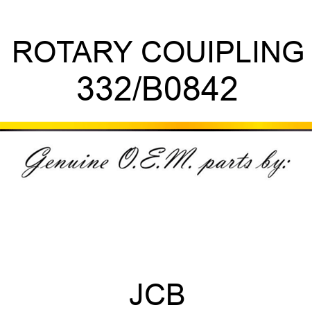 ROTARY COUIPLING 332/B0842