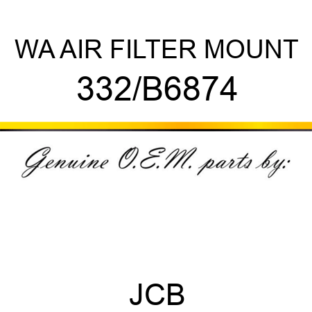 WA AIR FILTER MOUNT 332/B6874