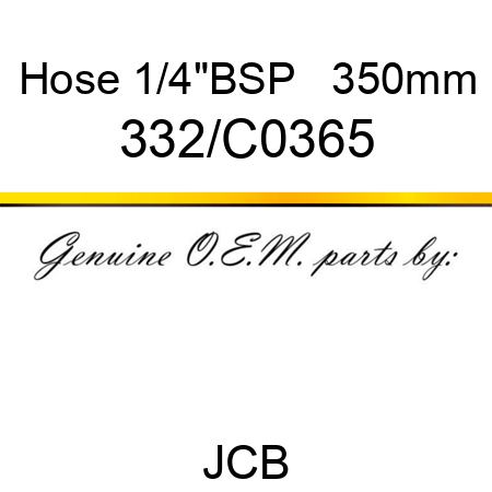 Hose, 1/4