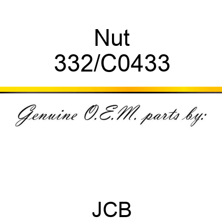Nut 332/C0433