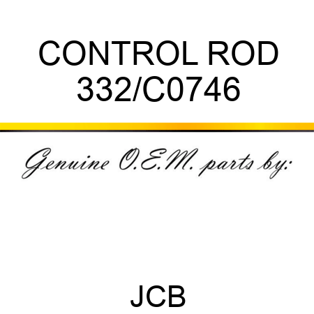 CONTROL ROD 332/C0746