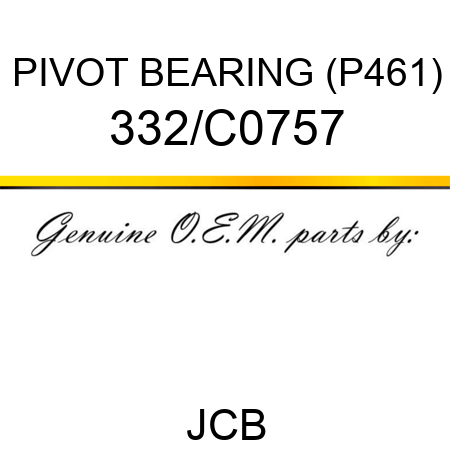 PIVOT BEARING (P461) 332/C0757