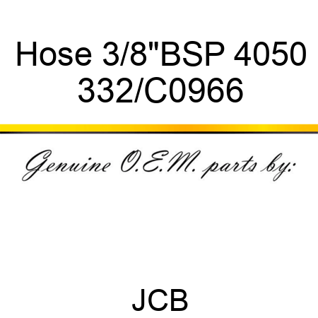 Hose 3/8