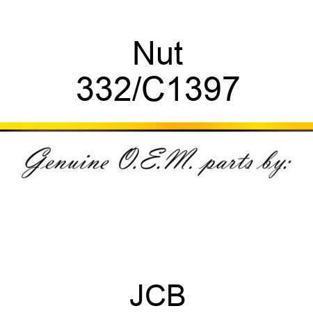 Nut 332/C1397