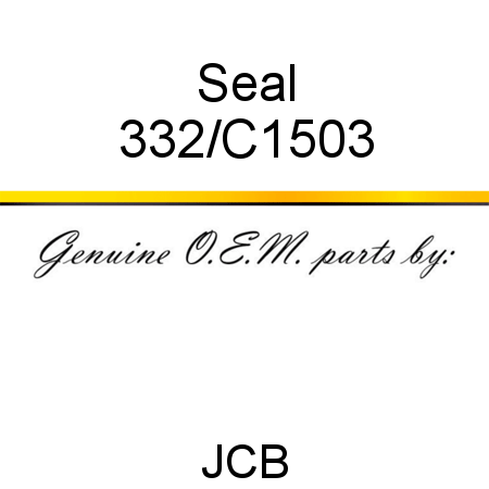 Seal 332/C1503