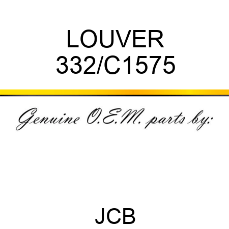 LOUVER 332/C1575