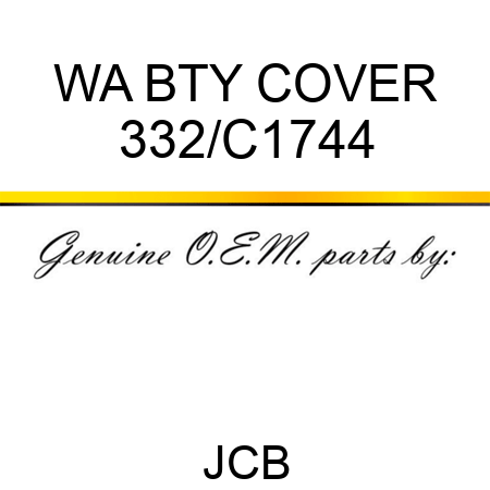 WA BTY COVER 332/C1744