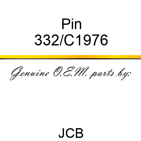 Pin 332/C1976