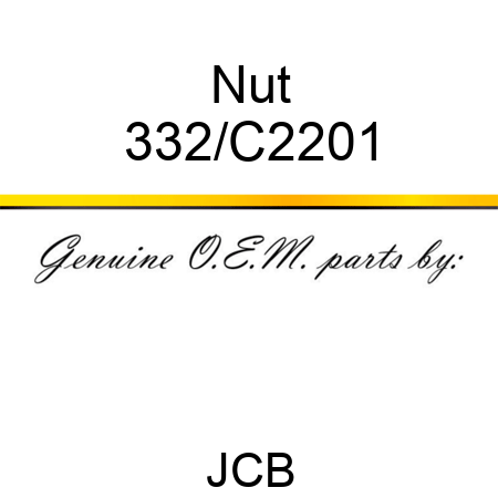 Nut 332/C2201