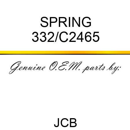 SPRING 332/C2465