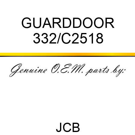 GUARD,DOOR 332/C2518