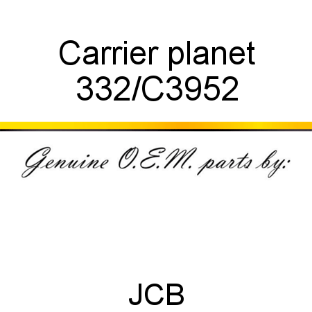 Carrier, planet 332/C3952