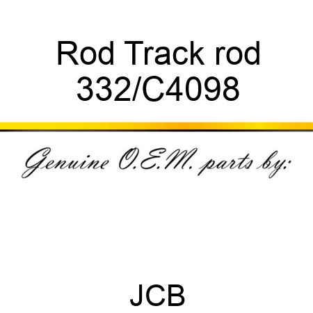 Rod Track rod 332/C4098