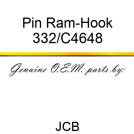 Pin Ram-Hook 332/C4648