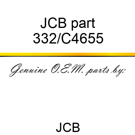 JCB part 332/C4655