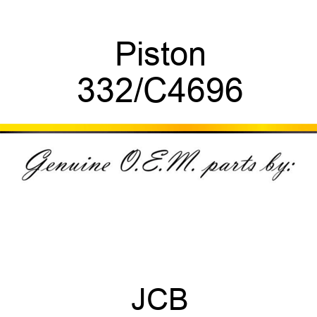 Piston 332/C4696