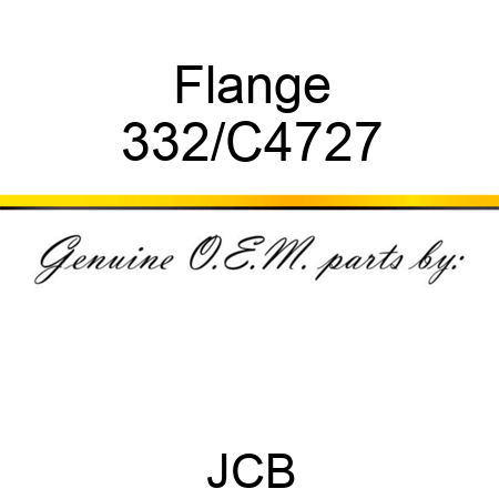 Flange 332/C4727