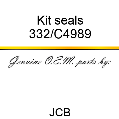Kit seals 332/C4989