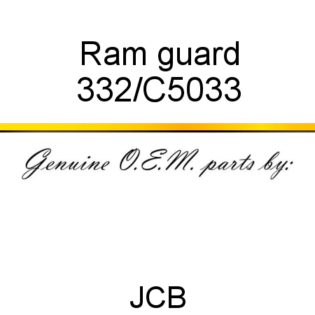 Ram, guard 332/C5033