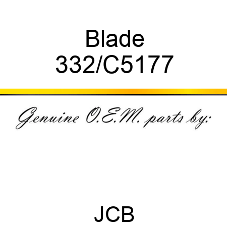 Blade 332/C5177