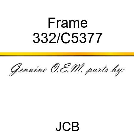 Frame 332/C5377