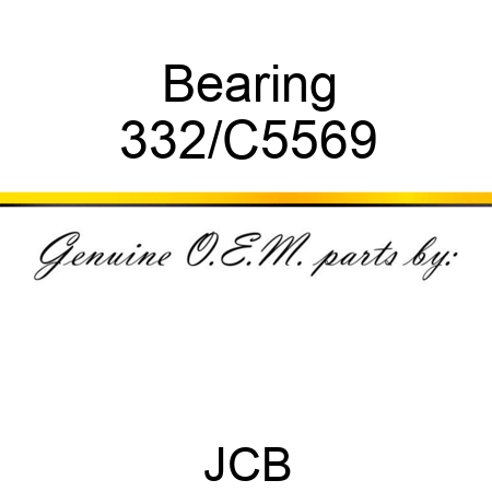 Bearing 332/C5569