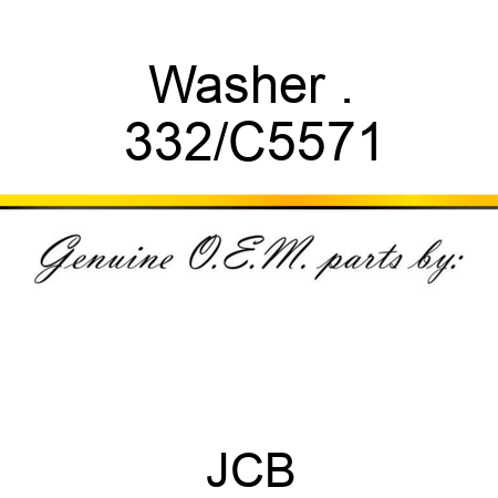 Washer . 332/C5571