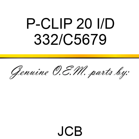 P-CLIP 20 I/D 332/C5679