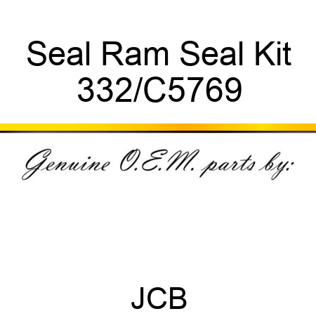 Seal Ram Seal Kit 332/C5769